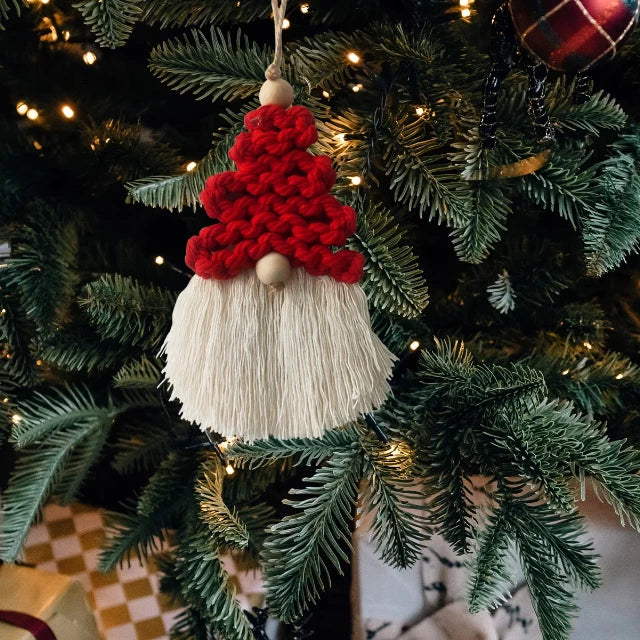 Makramee Weihnachtsschmuck, Geschenkideen, Weihnachtsdeko