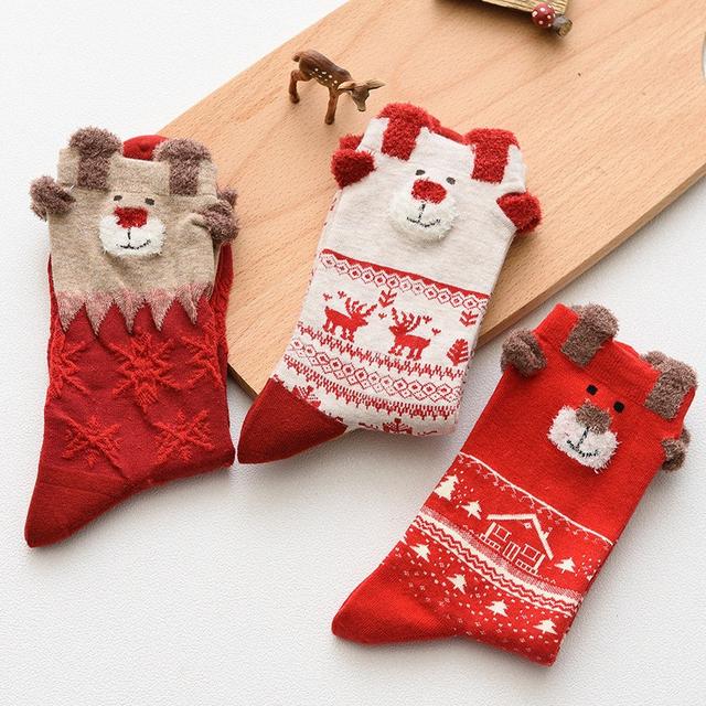 Baumwolle Christmas Socken/ Weihnachten-Socken/ Geschenk Weihnachten